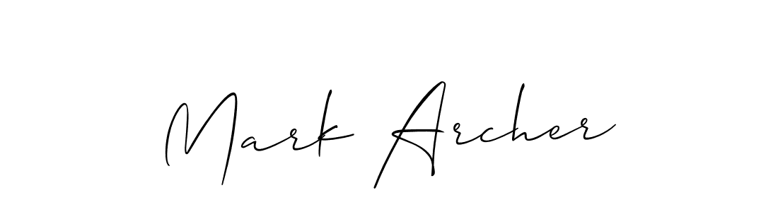 The best way (Allison_Script) to make a short signature is to pick only two or three words in your name. The name Mark Archer include a total of six letters. For converting this name. Mark Archer signature style 2 images and pictures png